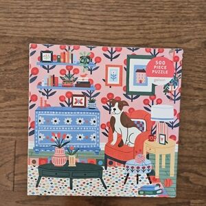 Gullison Pink and Blue 500 Piece Puzzle